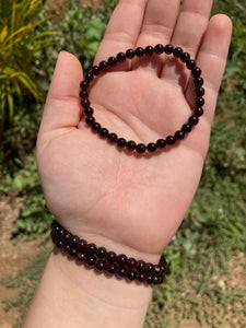 1 Garnet Bracelet 5 mm