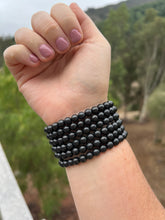 Load image into Gallery viewer, 1 Shungite Bracelet with 6-7mm Beads