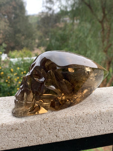 Honey Citrine Skull*