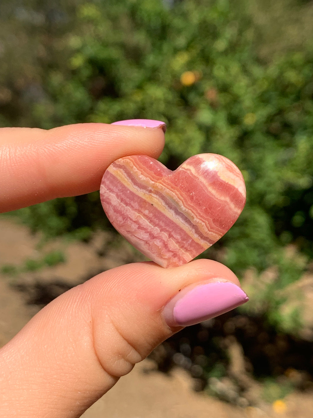 Rhodochrosite Heart*