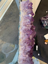 Load image into Gallery viewer, Amethyst Druzy Slab on Stand*