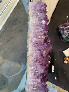 Amethyst Druzy Slab on Stand*