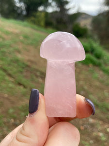 Rose Quartz Mushroom*