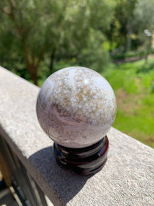 8th Vein Ocean Jasper Sphere