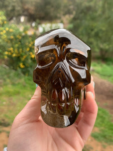 Honey Citrine Skull*