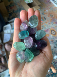 1 Rainbow Fluorite Tumble