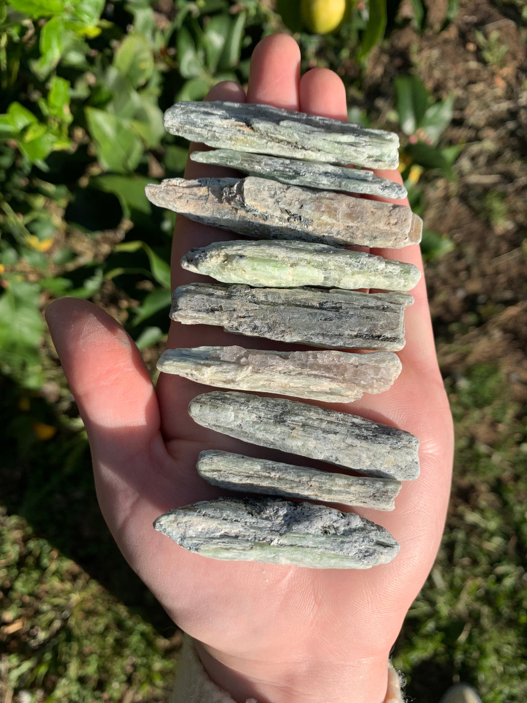 1 Green Kyanite Blade Intuitively Selected*