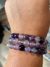 Load image into Gallery viewer, 1 Purple Fluorite Bracelet 8mm