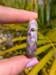 1 Lepidolite Drilled Pendant Intuitively Selected*