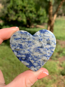 Sodalite Cabbed Heart*