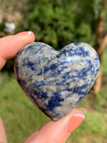 Sodalite Cabbed Heart*