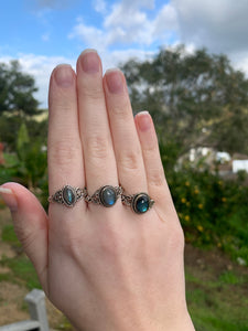 Labradorite Sterling Silver Ring