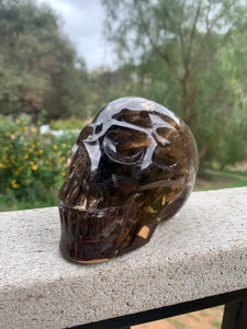 Honey Citrine Skull*