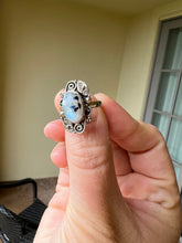 Load image into Gallery viewer, Moonstone Sterling Ring Size 6*!