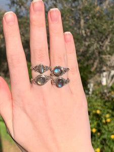 Labradorite Sterling Silver Ring