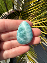 Load image into Gallery viewer, Larimar Warped Teardrop Cabochon