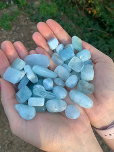 1 Aquamarine Tumble High Grade