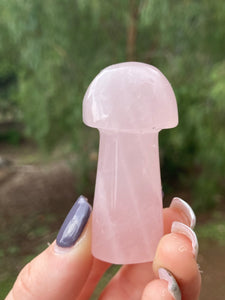 Rose Quartz Mushroom