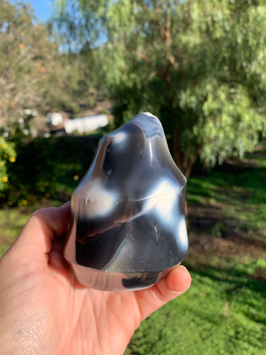 Orca agate flame