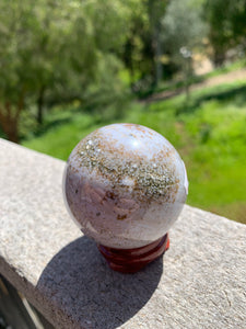 8th Vein Ocean Jasper Sphere