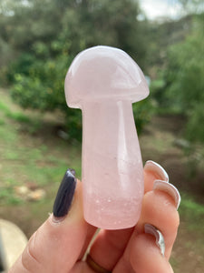 Rose Quartz Mushroom*