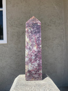 Unicorn Tower - Lepidolite and Pink Tourmaline*