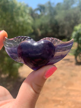 Load image into Gallery viewer, Fluorite Heart Wing*