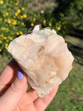 Load image into Gallery viewer, Peach Stilbite with Green Apophyllite Cluster*