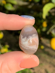 1 Pink Flower Agate Tumble Intuitively Selected*