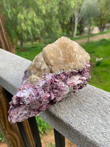 Lepidolite and Citrine