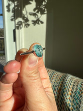 Load image into Gallery viewer, Apatite Gem Rough Sterling Ring Size 8.75