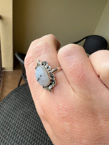 Moonstone Sterling Ring Size 9*!