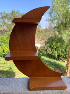 1 Standing/ Hanging Crescent Moon Shelf Facing Right Intuitively Selected