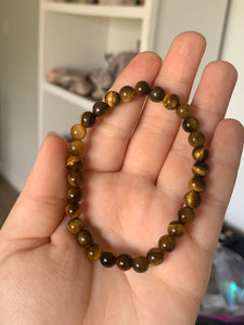 1 Tigers Eye Bracelet 6-7mm