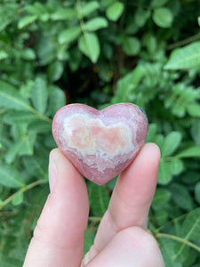 Rhodochrosite Heart*