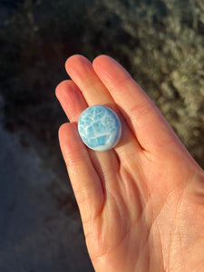 Larimar Oval Cabochon