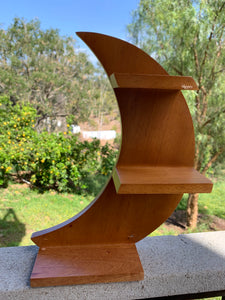 1 Standing/ Hanging Crescent Moon Shelf Facing Left Intuitively Selected