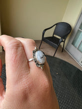 Load image into Gallery viewer, Moonstone Sterling Ring Size 9*!