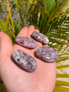 1 Lepidolite Drilled Pendant Intuitively Selected*