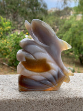 Load image into Gallery viewer, Agate with Carnelian Dolphin