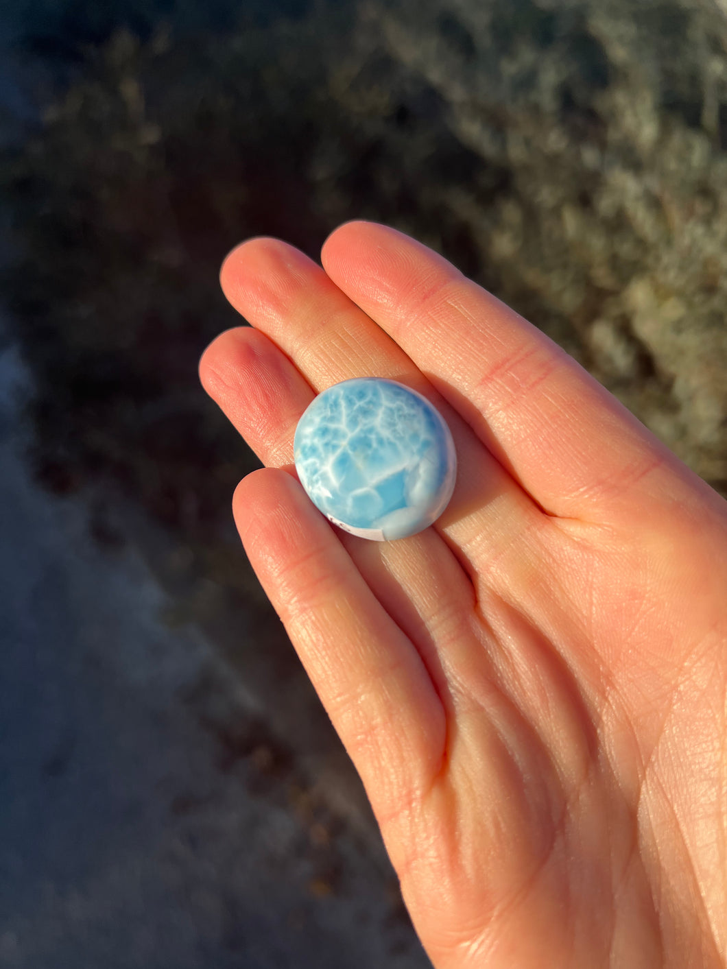 Larimar Oval Cabochon