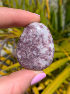 1 Lepidolite Drilled Pendant Intuitively Selected*