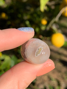 1 Pink Flower Agate Tumble Intuitively Selected*