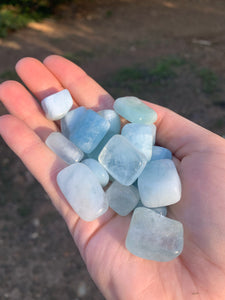 1 Aquamarine Tumble High Grade