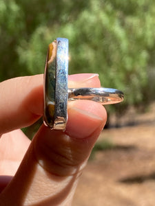 Ocean Jasper Triangle Ring Size 6.5*!