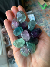 Load image into Gallery viewer, 1 Rainbow Fluorite Tumble