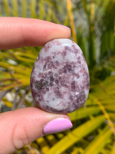 1 Lepidolite Drilled Pendant Intuitively Selected*