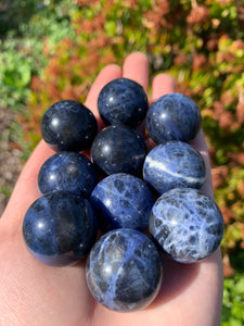 1 Blue Sodalite Sphere