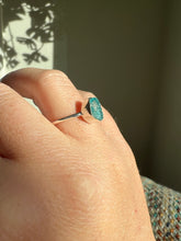 Load image into Gallery viewer, Apatite Gem Rough Sterling Ring Size 8.75