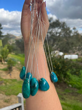 Load image into Gallery viewer, Chrysocolla Drilled Pendants